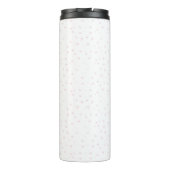 ピンクハートパターガーリーンロマンモノグラムの タンブラー (裏面)