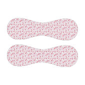 ピンクハートパターンバレンタインデー 野球ボール (パネル)