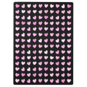 ピンクハートパターン クリップボード (裏面)