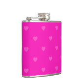 ピンクハートパターン フラスク (右)
