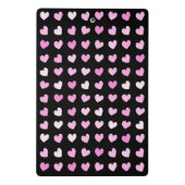 ピンクハートパターン ミニクリップボード (裏面)