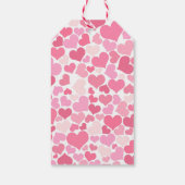 ピンクハートパターン | Happy Mother's Day Giftラベル ギフトタグ (裏面)