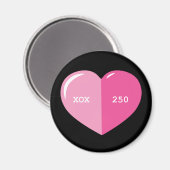 ピンクハートピルカプセル マグネット (正面/裏面)