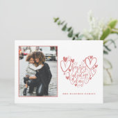 ピンクハートファミリーフォトハッピーバレンタインデー車 シーズンカード (スタンド正面)