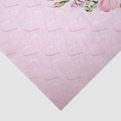 ピンクハートフローラティッシュペーパー 薄葉紙 (詳細)