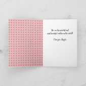 ピンクハートベストママ2枚の写真 母の日 シーズンカード (内部)