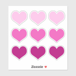 ピンクハートラブロマンスヴァレンティーンズデイセット シール