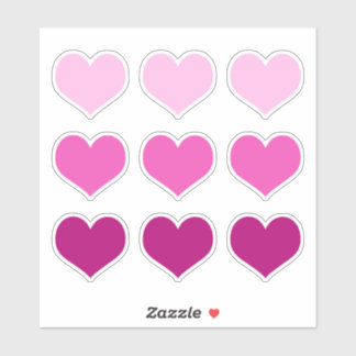 ピンクハートラブロマンスヴァレンティーンズデイセット シール