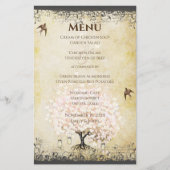 ピンクハートリーフ結婚ツリーのメニュー (正面)