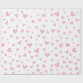 ピンクハート包装紙 ラッピングペーパー (フラット)