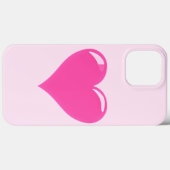 ピンクハート愛 Case-Mate iPhoneケース (裏面 (横))