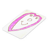 ピンクハート磁石 マグネット (左側)