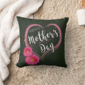 ピンクハート花母の日 – 角枕 クッション (ブランケット)