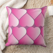 ピンクハート装飾用クッション クッション (ブランケット)