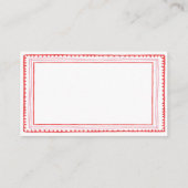 ピンクハート赤ちゃんシャワーベビー本 エンクロージャーカード (裏面)