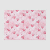 ピンクハート雪 薄葉紙 (正面)