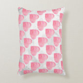 ピンクハート アクセントクッション (正面(垂直))