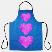 ピンクハート エプロン (正面)