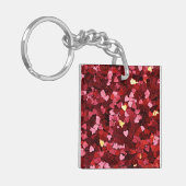 ピンクハート キーホルダー (正面左)