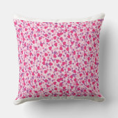 ピンクハート クッション (裏面)