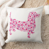 ピンクハート クッション (ブランケット)