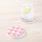 ピンクハート コースター (側面)