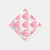 ピンクハート スタンダードカクテルナプキン (角)