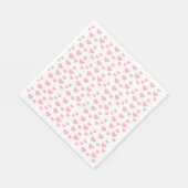 ピンクハート スタンダードランチョンナプキン (角)