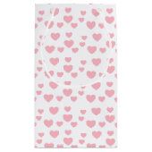 ピンクハート スモールペーパーバッグ (裏面)