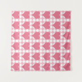 ピンクハート タペストリー (正面(横))