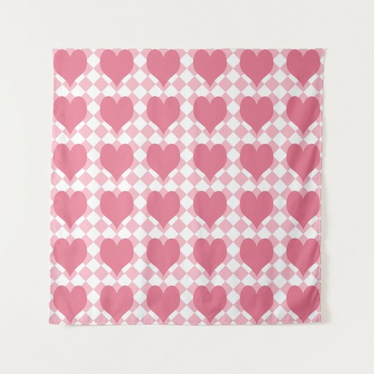ピンクハート タペストリー (正面)