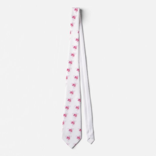 ピンクハート ネクタイ (正面)