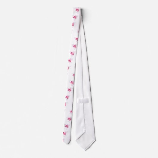 ピンクハート ネクタイ (裏面)