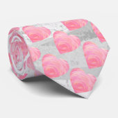 ピンクハート ネクタイ (ロール)