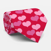 ピンクハート ネクタイ (ロール)