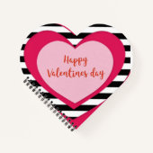 ピンクハート ノートブック (正面)