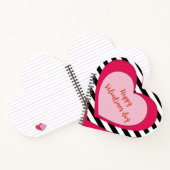 ピンクハート ノートブック (内部)