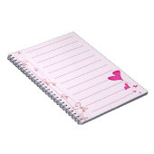 ピンクハート ノートブック (右側)