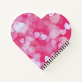 ピンクハート ノートブック (裏面)