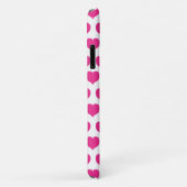 ピンクハート パーソナライズされた Case-Mate iPhoneケース (裏面/右)