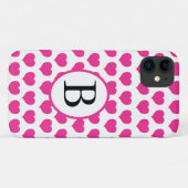 ピンクハート パーソナライズされた Case-Mate iPhoneケース (裏面(横))