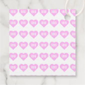 ピンクハート フェイバータグ (裏面)