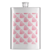 ピンクハート フラスク (正面)