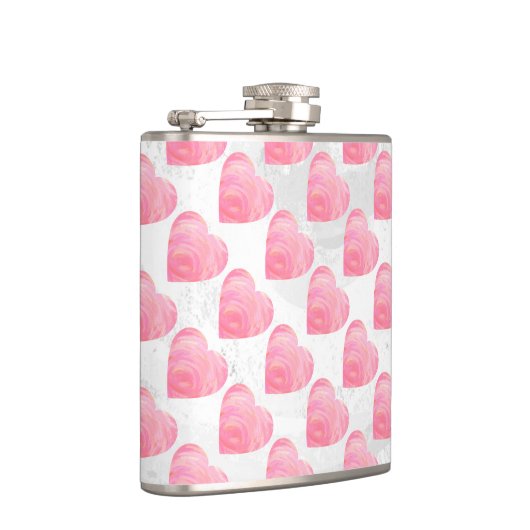 ピンクハート フラスク (右)