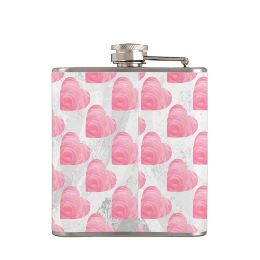 ピンクハート フラスク (裏面)
