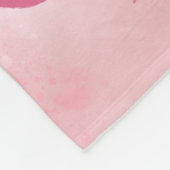 ピンクハート フリースブランケット (角)