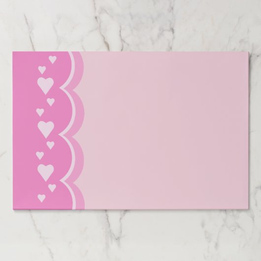 ピンクハート ペーパーパッド (正面)