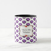 ピンクハート マグカップ (中央)