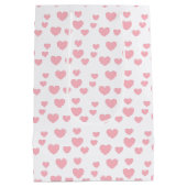 ピンクハート ミディアムペーパーバッグ (裏面)