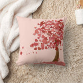 ピンクハート – ラブツリー クッション (ブランケット)